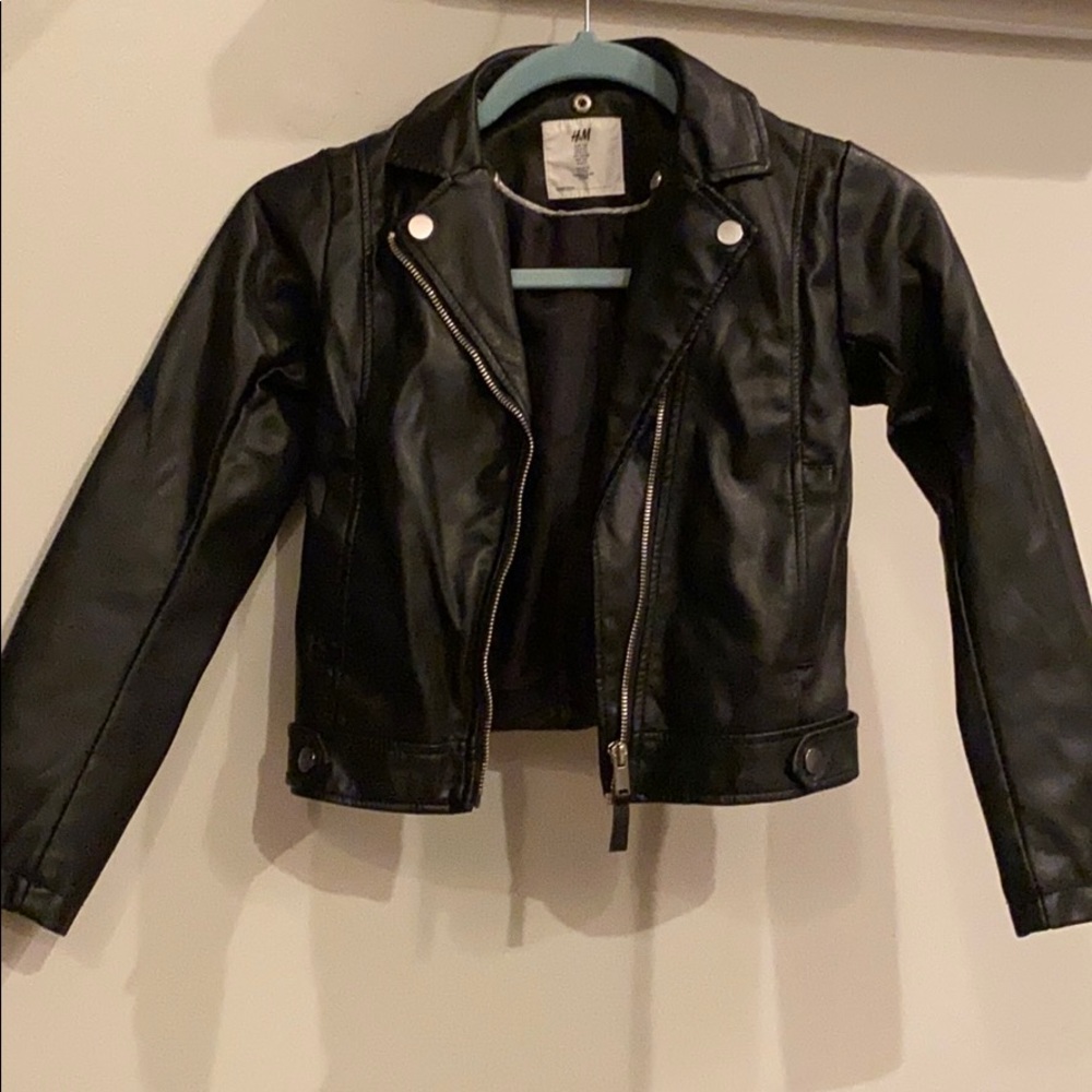 Girls leather jacket